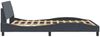vidaXL Bettgestell "Dover" Dunkelgrau 140x200 cm Samt 373193 Bild 5