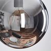 hofstein Hängeleuchte moderne Esszimmer Hängelampe aus Metall/Glas in Schwarz/Rauchfarben, ohne Leuchtmittel Bild 3