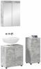 vidaXL Badezimmermöbel-Set TULUM 3 pcs Beton Grau 60 x 34 x 63 cm 3398027 Bild 2