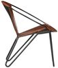 vidaXL Sessel Braun Echtleder [246367] Bild 5