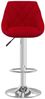 vidaXL Barhocker Weinrot Samt, Drehbar [335300] Bild 3