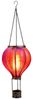 Coen Bakker LED Solarleuchte Hot Air Balloon, LED, amberfarben, Hängeleuchte Heißluftballon pink-lila 20 LEDs 15x25cm Bild 5