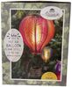 Coen Bakker LED Solarleuchte Hot Air Balloon, LED, amberfarben, Hängeleuchte Heißluftballon pink-lila 20 LEDs 15x25cm Bild 3