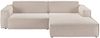 KAWOLA Sofa SAMU Ecksofa Feincord beige Recamiere rechts 72 x 168 x 276 cm Bild 3