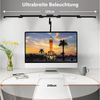 Sunicol LED Schreibtischlampe 105cm Schreibtischlampe,24W,mit Klemme,Transformierbar & drehbar, Touch-Steuerung, 3000-6500K, 5 Farbtemperatur & 5 Helligkeit Bild 4