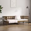 Tagesbett Honigbraun 80x200 cm Massivholz Kiefer [820754] Bild 4