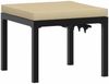 vidaXL Gartenhocker mit Kissen Schwarz Pulverbeschichteter Stahl 4008564 Bild 5