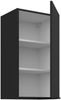 Küchen Hängeschrank 40 cm ARIA Schwarz ultra matt + Schwarz matt, hochwertige Fronten mit Anti Fingerprint Beschichtung Küchenzeile Küchenblock Bild 3
