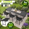 tillvex® Gartenstuhl 6er Set Wetterfest mit Armlehne | Outdoor Stühle bis 120kg belastbar | Gartenstühle UV-beständig | Terrassenstuhl Gartenmöbel Terrasse Balkon Outdoor Garten Bild 3