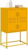 vidaXL Sideboard Senfgelb 68,5x38,5x107 cm Stahl 846485 Bild 4