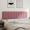 vidaXL Kopfteil-Kissen Rosa 180 cm Samt 374686 Bild 4