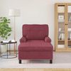 vidaXL Lounge-Liege mit Kissen Weinrot 91 x 157 x 91 cm Stoff 42022933 Bild 3