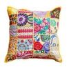 Indisches Patchwork Kissen Mar Grün Bild 5
