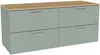 Vente-unique - AVORELI Waschbeckenmöbel Holz, Platte Grün - B 46 cm x H 50 cm x L 120 cm Bild 3