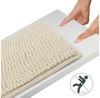 Beautissu Badematte Badezimmerteppich BeauMare WR rutschfest 80x50 cm Natur Bild 4
