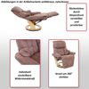 MCA Relaxsessel Calgary 2, Fernsehsessel Sessel, Stoff/Textil 150kg belastbar ~ dunkelgrau, Walnuss-Optik Bild 2