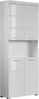 Trendteam 'Amanda' Hochschrank, Holz, Weiß Hochglanz, 190 x 31 x 73 cm Bild 3