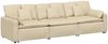 vidaXL Modulares Sofa mit Kissen Cream 3321093 Bild 2