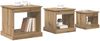 Couchtisch, Sofatisch 3 pcs Artisan-Eiche Holzwerkstoff Bild 3