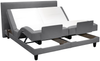 PRIMUS Boxspringbett, 180x200 cm, motorischer Verstellung, Stoff grau, H2/H3 Bild 5