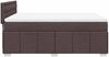vidaXL Boxspringbett mit Matratze Dunkelbraun 160x200 cm Stoff 3287136 Bild 4