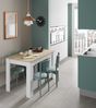 Küchentisch >Cloe< in Artik-Weiß/Kanada-Eiche - 109x78x67 (BxHxT) Bild 2