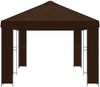 vidaXL Garten Pavillon 6 x 3 m Braun Polyester und Stahl 190 3376018 Bild 4