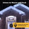 SALCAR 5m LED Eisregen Lichterkette Außen Innen Bild 4