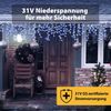 SALCAR 5m LED Eisregen Lichterkette Außen Innen Bild 3