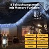 SALCAR 5m LED Eisregen Lichterkette Außen Innen Bild 2