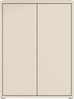 Forte ALICE SPRINGS Schuhschrank 70 80, moderner Flurschrank mit 2 Türen und 4 Einlegeböden, Holzwerkstoff, Kaschmir/Beige, 74,5 cm breit x 99,1 cm hoch x 34,9 cm tief Bild 3