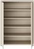 Forte ALICE SPRINGS Schuhschrank 70 80, moderner Flurschrank mit 2 Türen und 4 Einlegeböden, Holzwerkstoff, Kaschmir/Beige, 74,5 cm breit x 99,1 cm hoch x 34,9 cm tief Bild 5