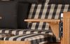 Strandkorb Komplettset - bene living - Ammersee Grande XL Teak - PE grau - Modell 505 - inkl. Liftersystem Bild 3