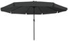 Garten-Sonnenschirm, Terrassenschirm Anthrazit 394 x 394 x 248 cm Bild 3