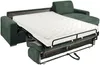 Vente-unique - CALITO Sofa SamtStoff Grün - B 223 cm152 cm x H 85 cm x L 298 cm Bild 4