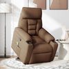 vidaXL Massagesessel mit Aufstehhilfe Braun Stoff 3303046 Bild 2
