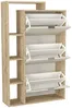 Vente-unique - RIVAYA Ordnungshelfer Holz, Platte BeigeBeige - B 25 cm x H 128,6 cm x L 80 cm Bild 5