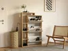 Vente-unique - RIVAYA Ordnungshelfer Holz, Platte BeigeBeige - B 25 cm x H 128,6 cm x L 80 cm Bild 2