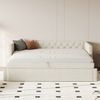 Flieks Daybett, Tagesbett Schlafsofa mit Unterbett 90x200cm/180x200cm Samt Bild 3