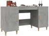 vidaXL Schreibtisch Betongrau 140x50x75 cm Holzwerkstoff 812766 Bild 4