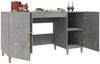 vidaXL Schreibtisch Betongrau 140x50x75 cm Holzwerkstoff 812766 Bild 5