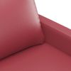 vidaXL 2-tlg. Sofagarnitur mit Kissen Weinrot Kunstleder 3201411 Bild 5