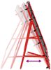 vidaXL Verstellbarer Fußball Kickback Rebounder 100x100 cm 90685 Bild 5