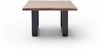 Couchtisch >CARTAGENA< in Akazie massiv walnussfarben - 75x45x75 (BxHxT) Bild 4