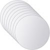 vidaXL 8-tlg. Spiegelfliesen-Set, Glas, rund Bild 4