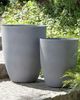 Blumentopf hellgrau rund 35 x 35 x 42 cm CROTON Bild 3