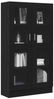 vidaXL Bücherregal Schwarz Eichen-Optik 82,5 x 30,5 x 150 cm 3329276 Bild 3