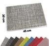 matches21 HOME & HOBBY Platzset Tischsets ELEGANCE 8er Set Beige als Tischuntersetzer, (8-St), Abwaschbare Platzsets als Tischunterlagen für Ess-Tisch Tisch-Deko Bild 2
