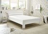 Bett >Brest< in Weiß HGL - 145x73x213cm (BxHxT) Bild 4