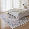 Waschbarer Vintage Teppich 80x150CM Schlafzimmer Wohnzimmer Groß Weich Bild 4